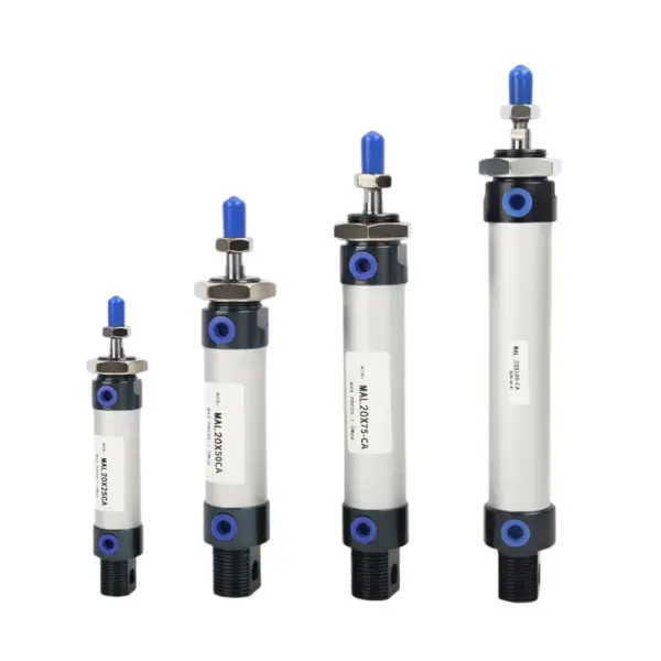MAL Cylinder with magnetic Air Pneumatic Double Acting Cylinder MAL Mini Bore MAL16 MAL20//25/32/40mm Stroke 25/50/75/100