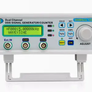 MHS5200A fully CNC DDS dual channel function arbitrary wave signal source generator frequency counter counting