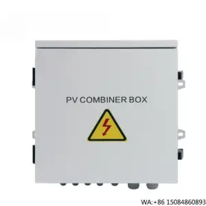 1000V DC IP65 Waterproof Solar PV Combiner Box 6 String Input PV Array Junction Box with SPD for On/Off Grid Solar System