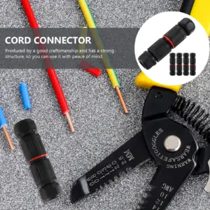 5Pcs Waterproof Cable Connector IP68 Cable Gland Outdoor Wire Splice Protector Flame Retardant Nylon Electrical Connector