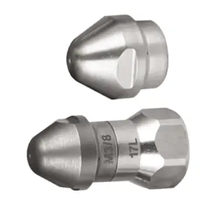 Sewer Jet Nozzle Front 1 Rear 6 High Pressure Spray Head Discharge Pipe Nozzles
