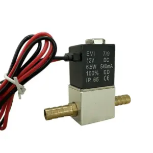1/4" Normally Closed Compressor Valve 12V 24V 110V 220V Pneumatic Aluminum Solenoid Valves Voltage for Air Valve Water Gas Hot