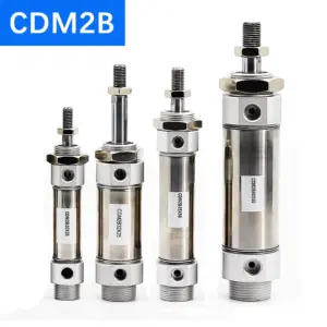 CDM2B CM2B16/20/25/32/40 Series Stainless Steel Magnetic Ring 25-500mm Stroke Double Acting Mini Pneumatic Air Cylinder