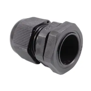 A84X-100 X Black Plastic Waterproof Connector PG11 5-10Mm Diameter Cable Gland