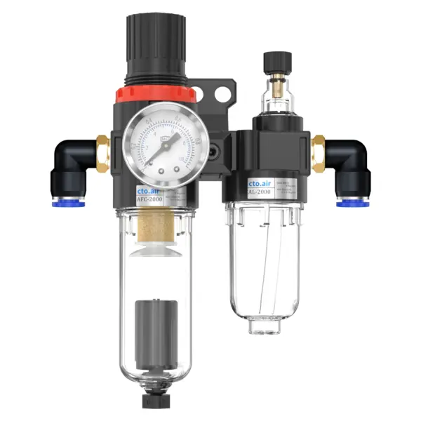 AFC2000 AFR2000+AL2000+PL/SMPM20 G1/4 air compressor oil and water separator air filter pressure valve regulator
