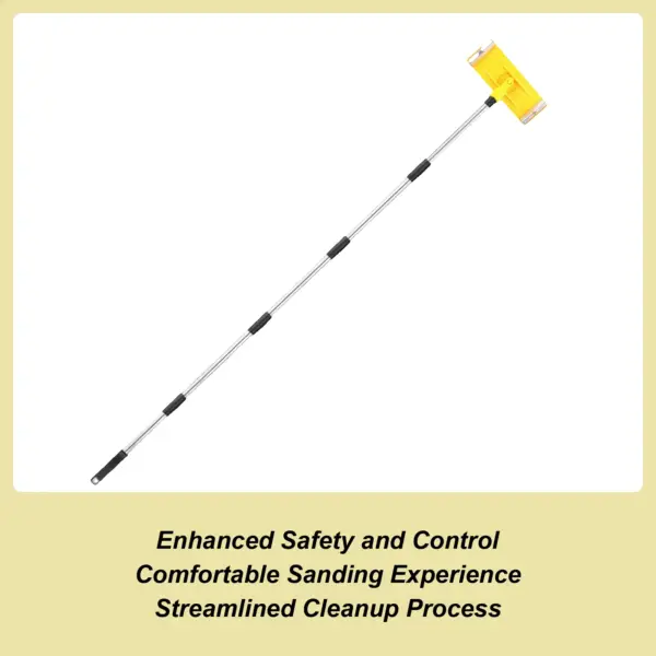 Drywall Pole Sander Adjustable Telescopic Wall Polishing Sanding Tool Wall Cleaning Extension Pole Sander For Floors Ceilings