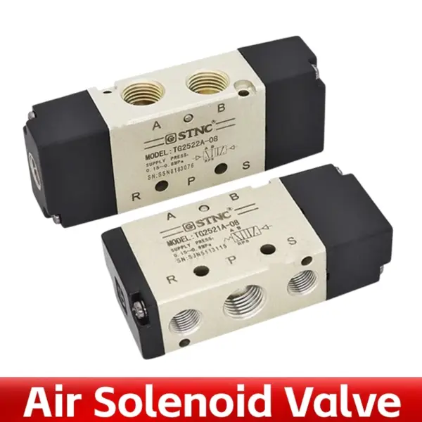STNC Pneumatic Solenoid Valve TG2521A-08 Two Position Five Way  Air Control Valve  TG2511A-06 Single/Double Air Port PT1/8