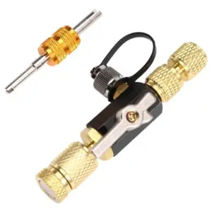 BAAG-HVAC Valve Core Removal Tool,1/4 Inch Vacuum-Rated Includes Valve Core Wrench, HVAC Tools