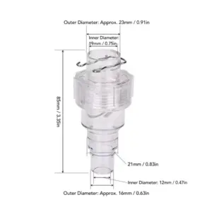 F5 Condensate Drain Pipe Check Valve Central AC Air Conditioner Drain Hose Prevent Odor Reflux Non Return One Way