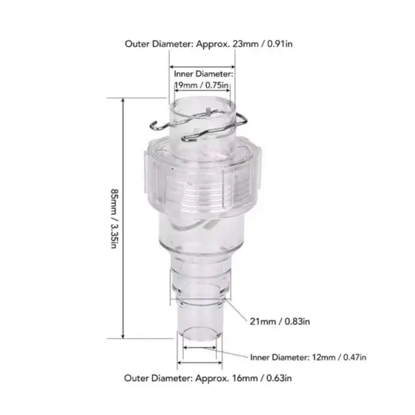 F5 Condensate Drain Pipe Check Valve Central AC Air Conditioner Drain Hose Prevent Odor Reflux Non Return One Way