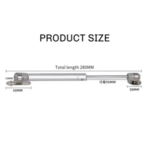【Today-Only!】8PCS 150N(15Kg)Furniture Gas Spring Hinges Kitchen Cupboard Cabinet Hydraulic Hinge Door Strut Lid Support Box Hard