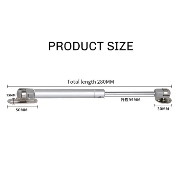 【Today-Only!】8PCS 150N(15Kg)Furniture Gas Spring Hinges Kitchen Cupboard Cabinet Hydraulic Hinge Door Strut Lid Support Box Hard