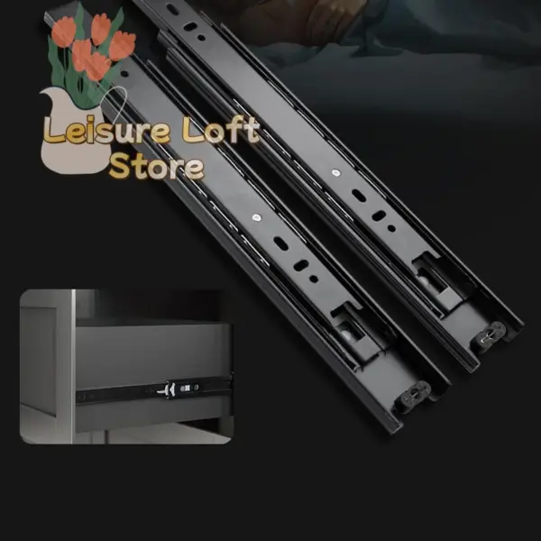 Heavy Duty Drawer Slides Full Extension Ball Bearing Guide 100LB Rated Pair Silent for Furniture Workshop Drawers