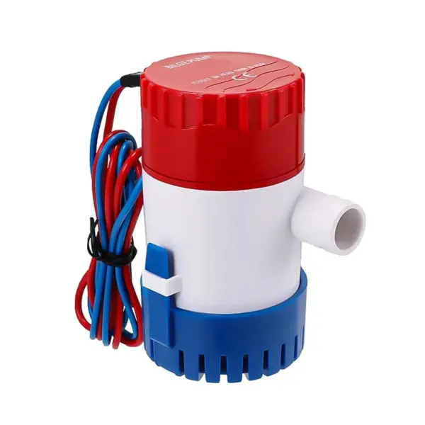 Boat Bilge Water Pump 12 V 1100 GPH Electric Marine Bilge Pump and Automatic Boat Pump Float Switch 12 V 24 V 32 V for Boats