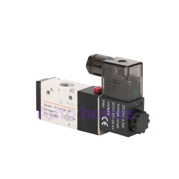 3V210-06 3V210-08 NO/NC Port 1/8" 1/4"  Pneumatic Solenoid Valve 3/2 way control valve DC24V AC220V