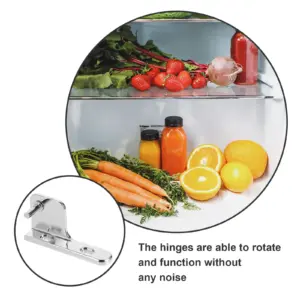 Stainless Steel Commercial Refrigerator Door Hinge Heavy Duty Freezer Door Replacement for Cooler Display Cabinets Left