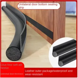 96cm Adjustable Door Bottom Seal Strip Weatherstrip Under Door Draft Stopper Anti-Cold Windproof Gap Blocker House Acoustic Foam