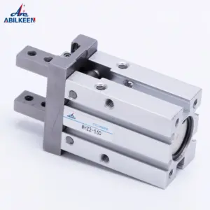 ABILKEEN MHZ2 Finger Air cylinder MHZ2-10D/16D/20D/25D/32D/40D Double Acting Type Angular Guide Pneumatic Air Cylinder