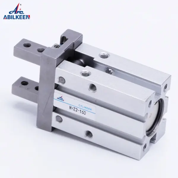 ABILKEEN MHZ2 Finger Air cylinder MHZ2-10D/16D/20D/25D/32D/40D Double Acting Type Angular Guide Pneumatic Air Cylinder
