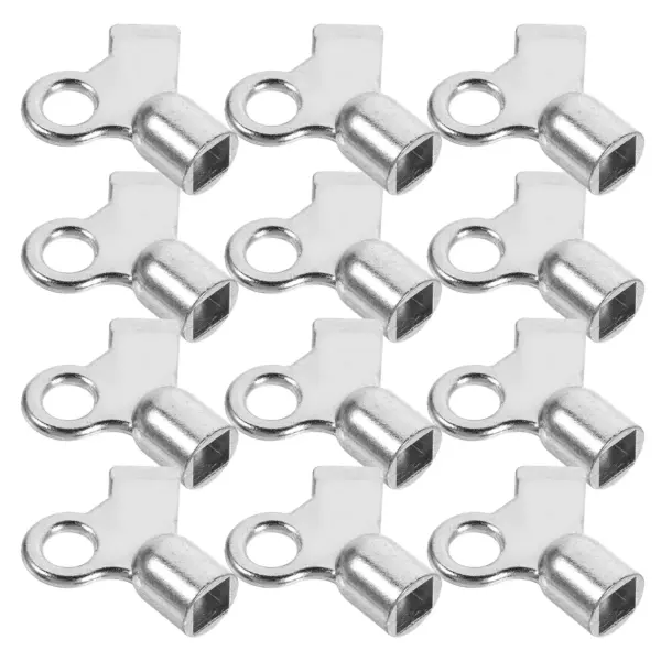 12Pcs Radiator Bleed Key Set Universal Metal Small Square Valve Keys Efficient Radiator Vent Air Bleeding Heating Accessories