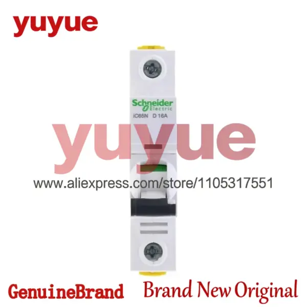 Schneider Electric Acti9 iC65N 1P MCB Miniature Circuit Breaker D Curve 1A 2A 4A 6A 10A 16A 20A 25A 32A 40A 50A 63A Air Switch