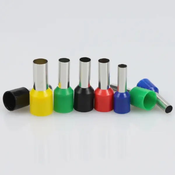 VE E Copper Tubular Connector Insulation Cord End Tube Electric Wire Connection Sleeve Pin Ferrule Cable Lug Crimp Terminal