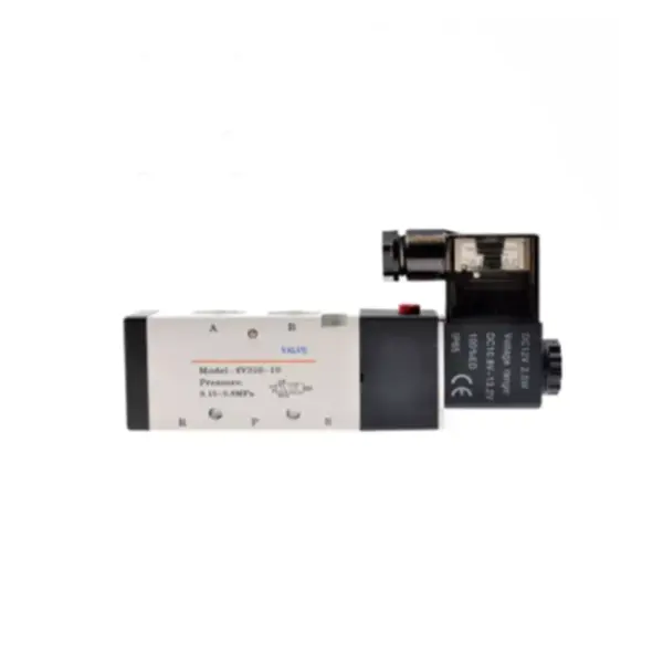 4V310-10 5 Ports 2 Position Single Solenoid Pneumatic Air Valve 3/8" BSPT12V 24V DC 110V 220V AC