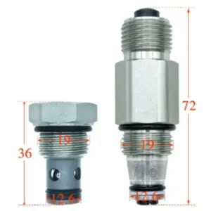 1 set of automobile lift pressure relief valve, one-way valve