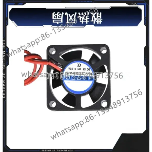 3D printer accessories, cooling fan 3010/4010, silent 5015, blower 12/24V DIY kit, 10 pieces