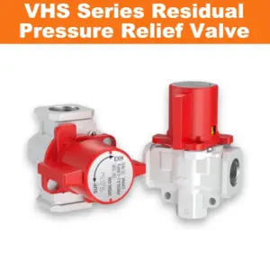 VHS Series Residual Pressure Relief Valve Manual Safety Air Release Valve for Maintenance VHS30-02A-03V/VHS40-03-04A
