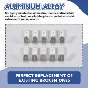 A64K 25 Pcs Double Piggyback Spade Connectors,Female Male Quick Disconnect Piggyback Spade Crimp Terminals Assortment Kit