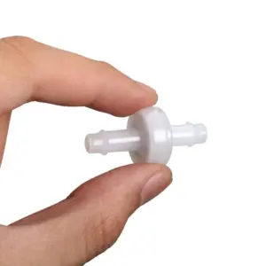 Special Offer~5Pcs Check Valve PVDF Wear-Resistant One-Way Check Valve For Fuel Gas Liquid Air 1/4 Inch 6 Mm