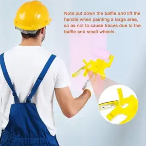 A21Q -Paint Edge Roller Brush With Roller Brush Extension Pole For Home Room Wall Ceilingwindow Painting Cleaning Paint Roller