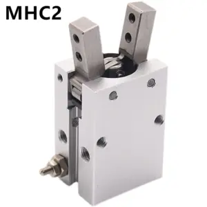 MHC2 10D 16D 20D 25D 32D Single Double Acting Pneumatic Gripper SMC Type Angular Aluminium Clamps Air Cylinder Manufacturers