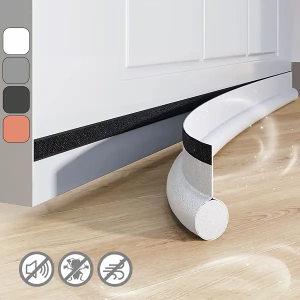 Adjustable Door Bottom Seal Strip Weatherstrip Under Door Draft Stopper Anti-Cold Windproof Gap Blocker House Acoustic Foam