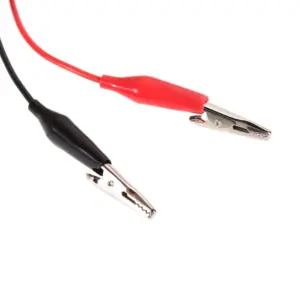 2 Pcs 98cm BNC Q9 To Double Alligator Clip Cables Connector Test Cable Probe Leads BNC Test Leads Kit Oscilloscope Test
