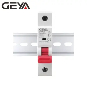 GEYA Mini Circuit Breaker 6KA MCB 1P 6A 10A 16A 20A 25A 32A 40A-63A Circuit Breaker 230V 400V C Curve Overload Protector GYM10
