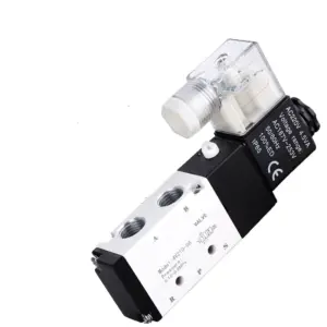 Pneumatic Electric Solenoid Valve 4V210-08 5 Way 2 Position Control Air Gas Magnetic Valve DC12V DC24V AC220V AC110V 4V21008B