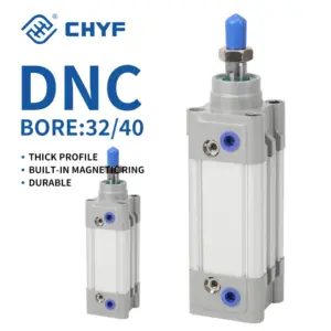 FESTO DNC-32-25-PPV-A DNC-40-25-PPV-A Pneumatic Cylinder, Double Acting Air Cylinder 32mm 40mm Bore, G1/8" G1/4" Port