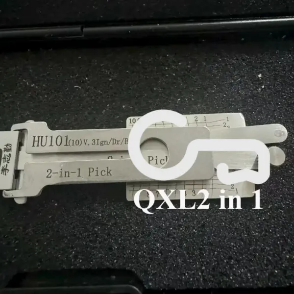 1PCS  Lishi 2in1 HU101(10)v.3 for Ford / 10-Cut / 2-in-1 Pick & Decoder / AG Key Decoder Car Locks Ganzua Lishi Locksmith Tools