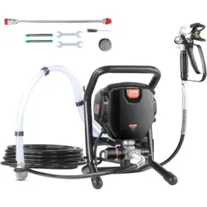 750W Stand Airless Paint Sprayer 3000PSI High Efficiency Electric Airless Sprayer for Home Interior and Exterior Furniture and