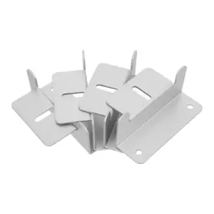 4Pcs Aluminum Z Type Solar Panel Brackets Adjustable Stable Mounting Kit for Rv Roof Boat Trailer DIY Solar Panel Installation