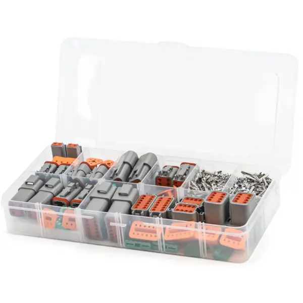 2-12 Pin DT Waterproof Connector Kit 188PCS, Automotive Electrical Wire Male Female Plug Set For Car Truck Marine ATV