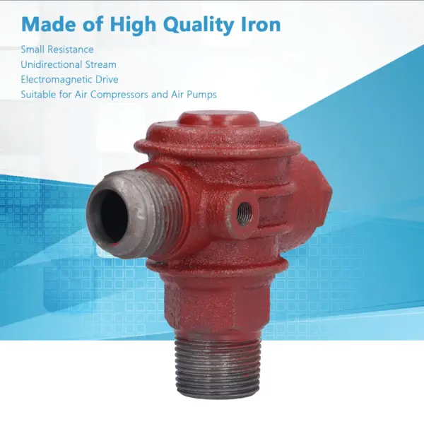 Air Compressors Accessories Check Valve 1 Inch Cast Iron One Way Piston Type Small Resistance Backflow Valve for Air Compressors