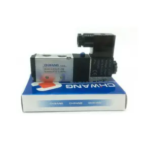 1pcs 4V210-08 5Ports2Position Single Solenoid Pneumatic Air Valve 1/4" BSPT DC12V/DC24V/AC220V