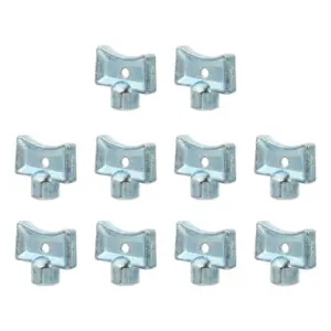 10Pcs Exhaust Valve Key Zinc Alloy Square Socket Key for Radiator Heating Bleed Wrench Plumbing Air Release Tool Handy Faucet