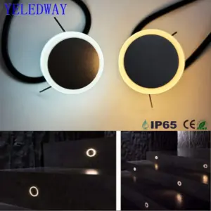 DC12V IP67 Waterproof Wall Lamp 1W Stairs Led Light Outdoor Gate Balcony Garden Yard Steps Ladder Staircase Lighting