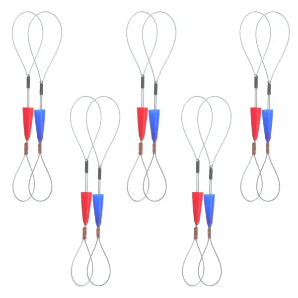 10Pcs Electrical Cable Fastener Fish Tape Puller Grip Wire Pulling Socks Grips Wire Traction Tool Cable Loop Tip Fastener