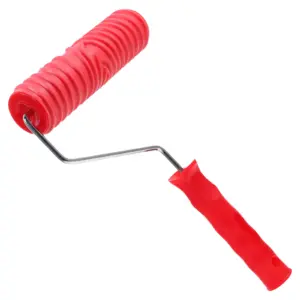 Premium Rubber Textured Paint Roller for Wall Art Embossing DIY Decoration Clear Pattern Effect Reusable Grain Texture Roller