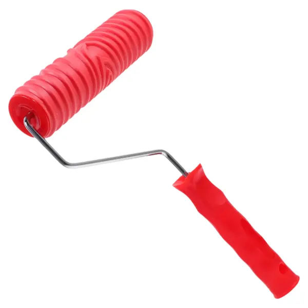 Premium Rubber Textured Paint Roller for Wall Art Embossing DIY Decoration Clear Pattern Effect Reusable Grain Texture Roller